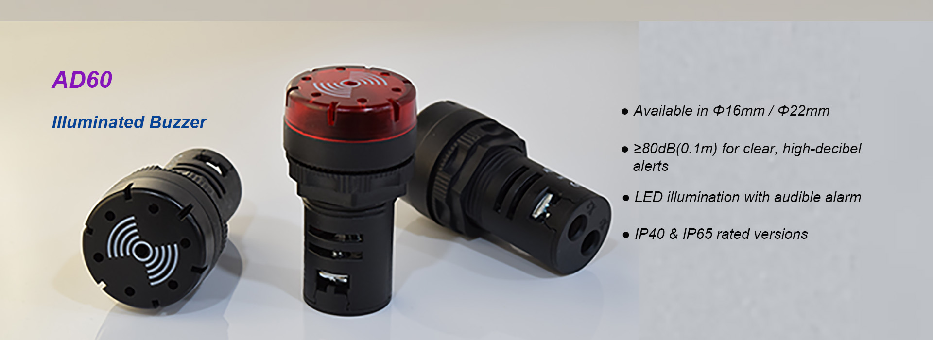 AD60 Plastic Illuminated Buzzer